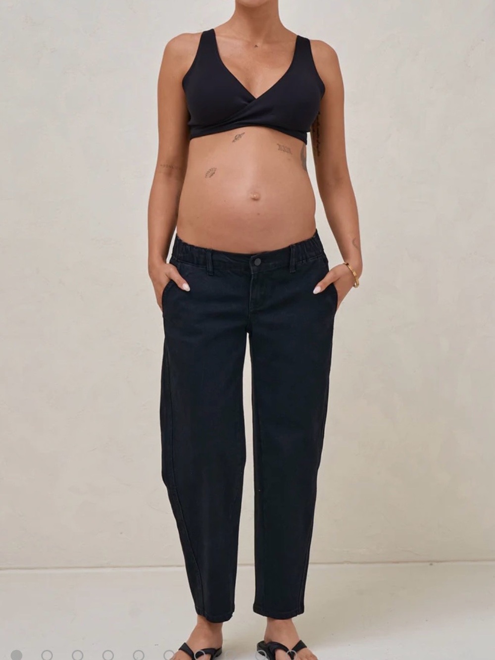 BAE - bend the rules barrel jeans in Black
